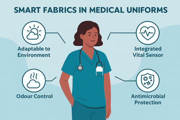 Smart Fabrics in Medical Uniforms: How Technology is Changing Scrubs