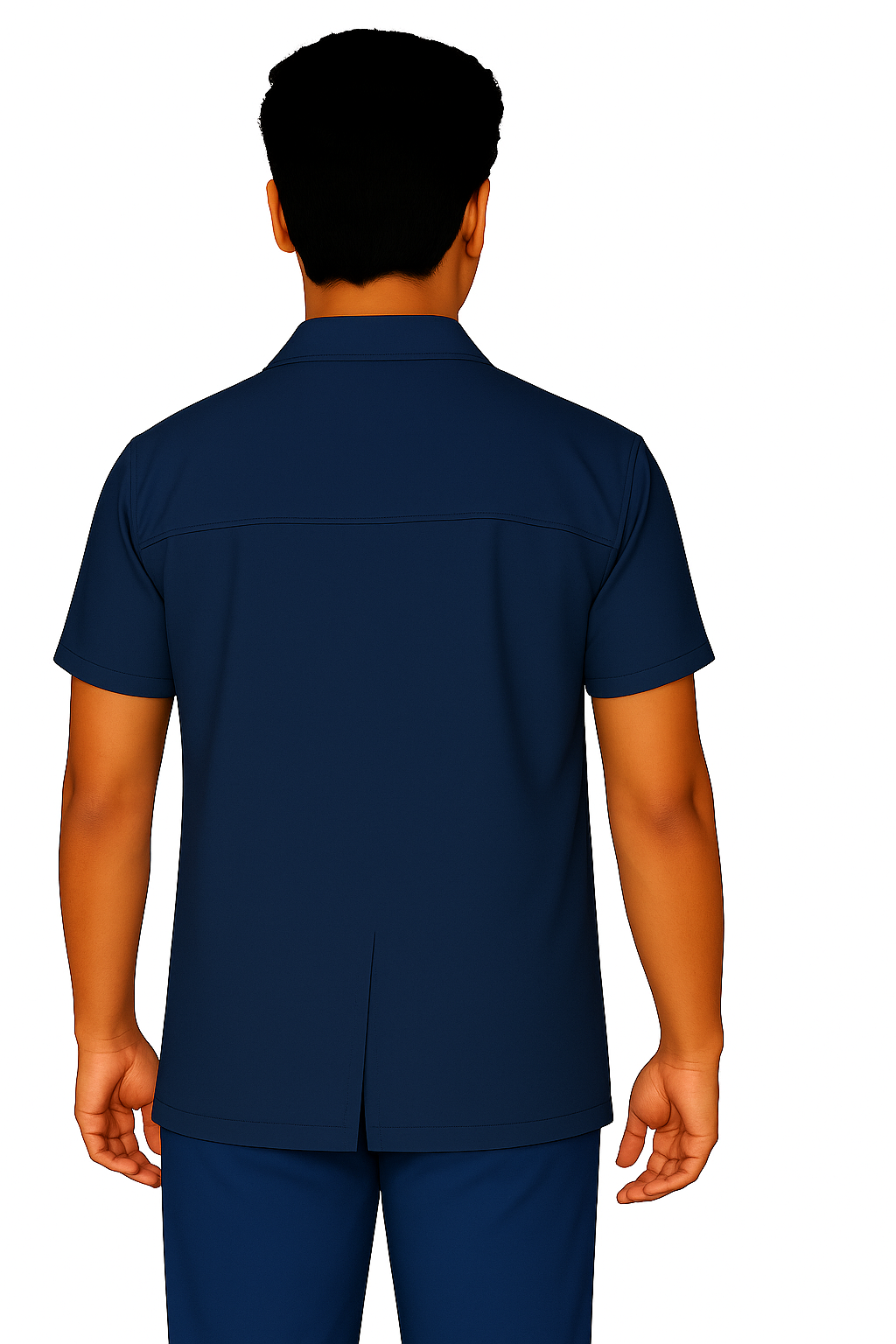 Lab Coat Unisex - Navy Blue