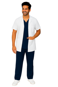 Lab Coat Male - White
