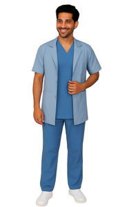 Lab Coat Unisex - Light Blue