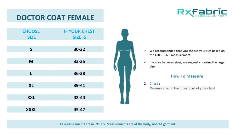 Product Size Chart