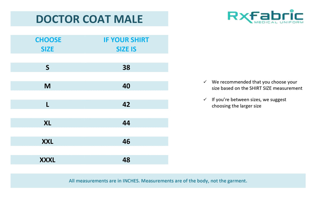 Product Size Chart