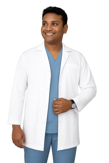 Doctor's Coat Male - White