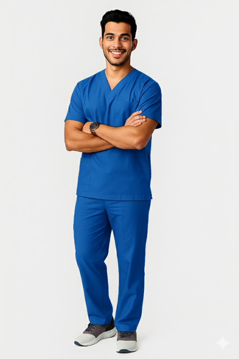 Regular Male Scub Suit - Royal Blue