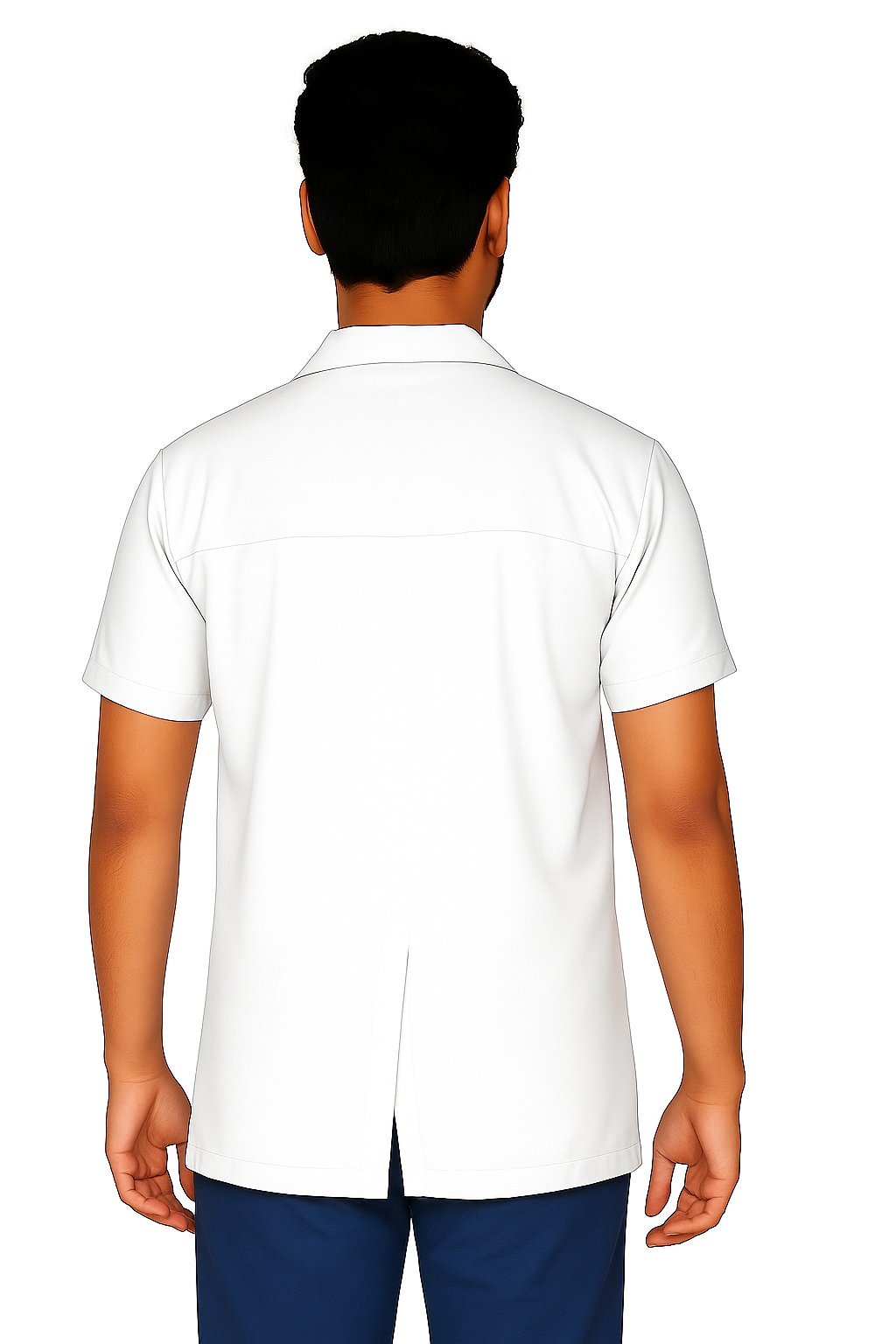 Lab Coat Male - White