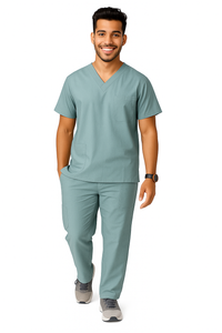 Regular Male Scrub Suit - Gray