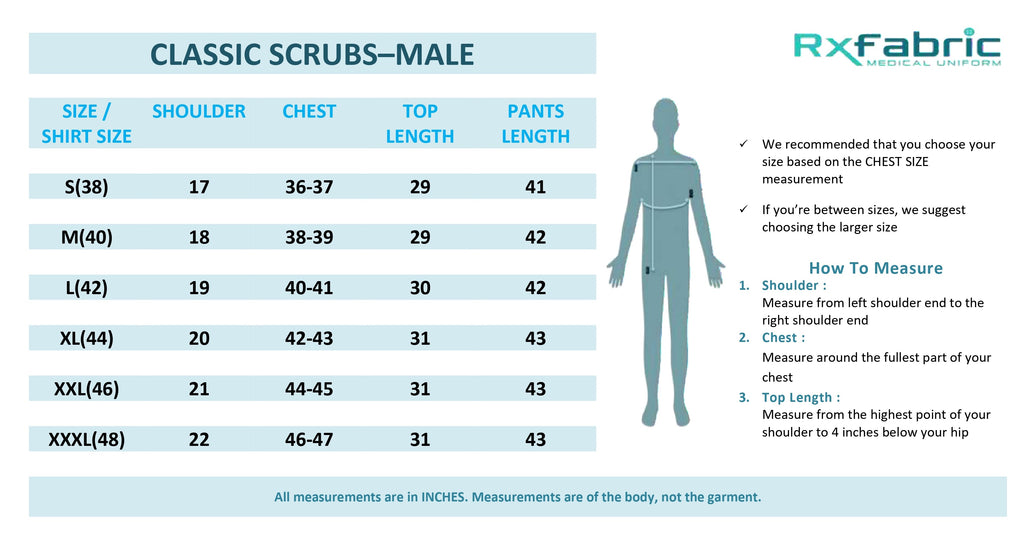 Product Size Chart