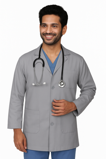 Lab Coat Unisex Grey