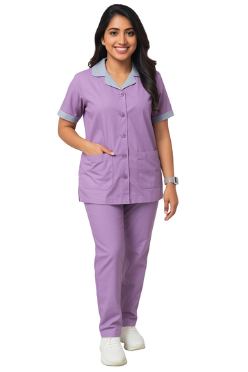Female Nurse Uniform Lavender