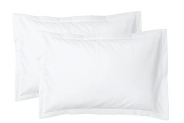 Pillow Covers White 21 Inch x 28 Inch (Pack of 2)