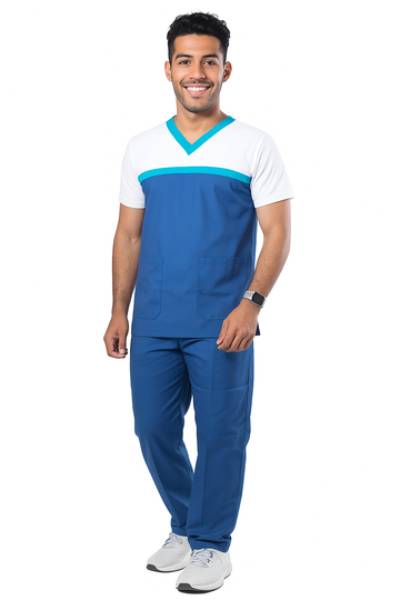 Elite Scrub Male - Bright Blue