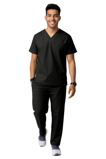 Regular Male Scub - Black