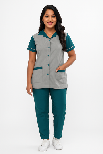 Support Crew Suit Female - Emerald