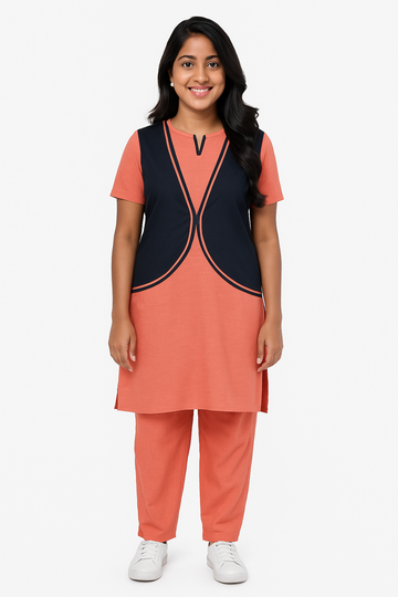 Support Crew Designer Suit Female - Red