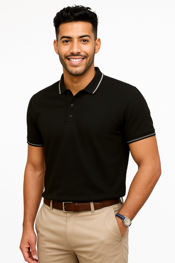 Men's Polo T-Shirt - Black