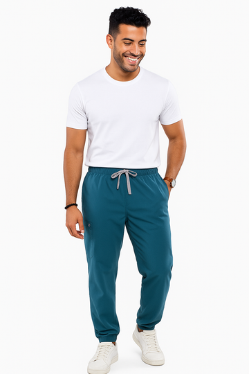 Male Underscrubs Half Sleeve - White