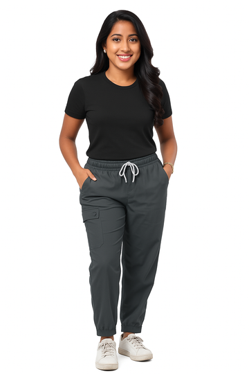 Female Underscrubs Half Sleeve - Black
