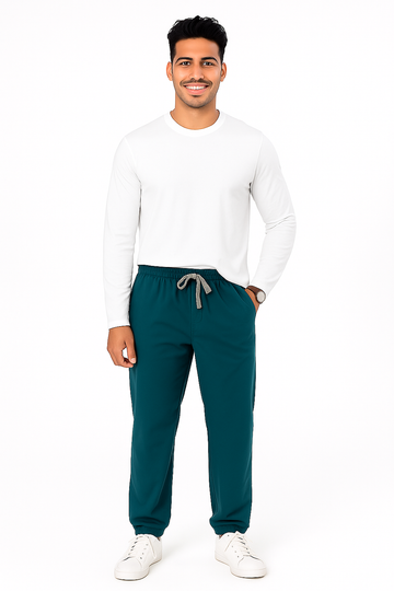 Male Underscrubs Full Sleeve - White