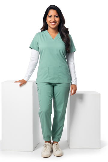 Female Underscrubs Full Sleeve - White