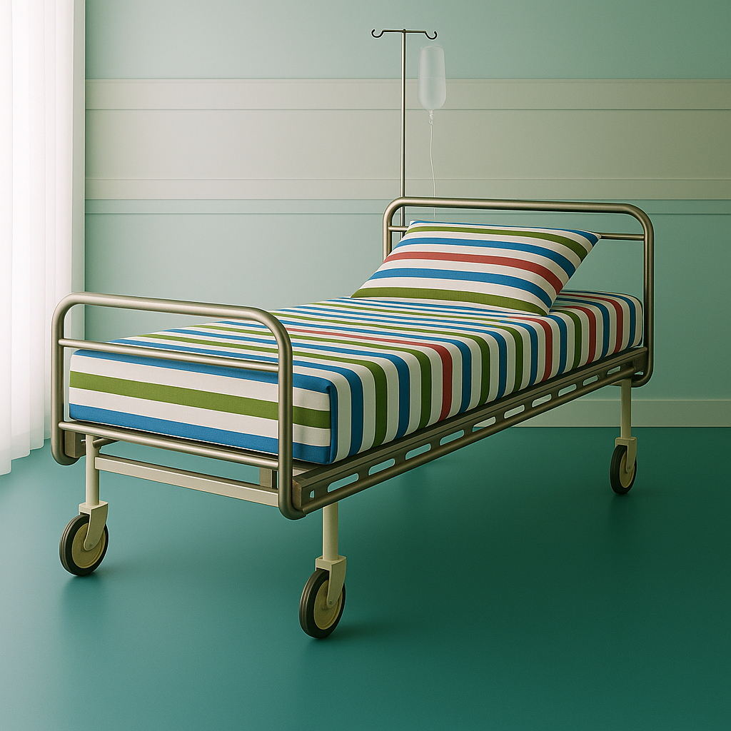 Bedsheets (Pack of 2) Size 58x100 Inch - Light Stripped Rainbow
