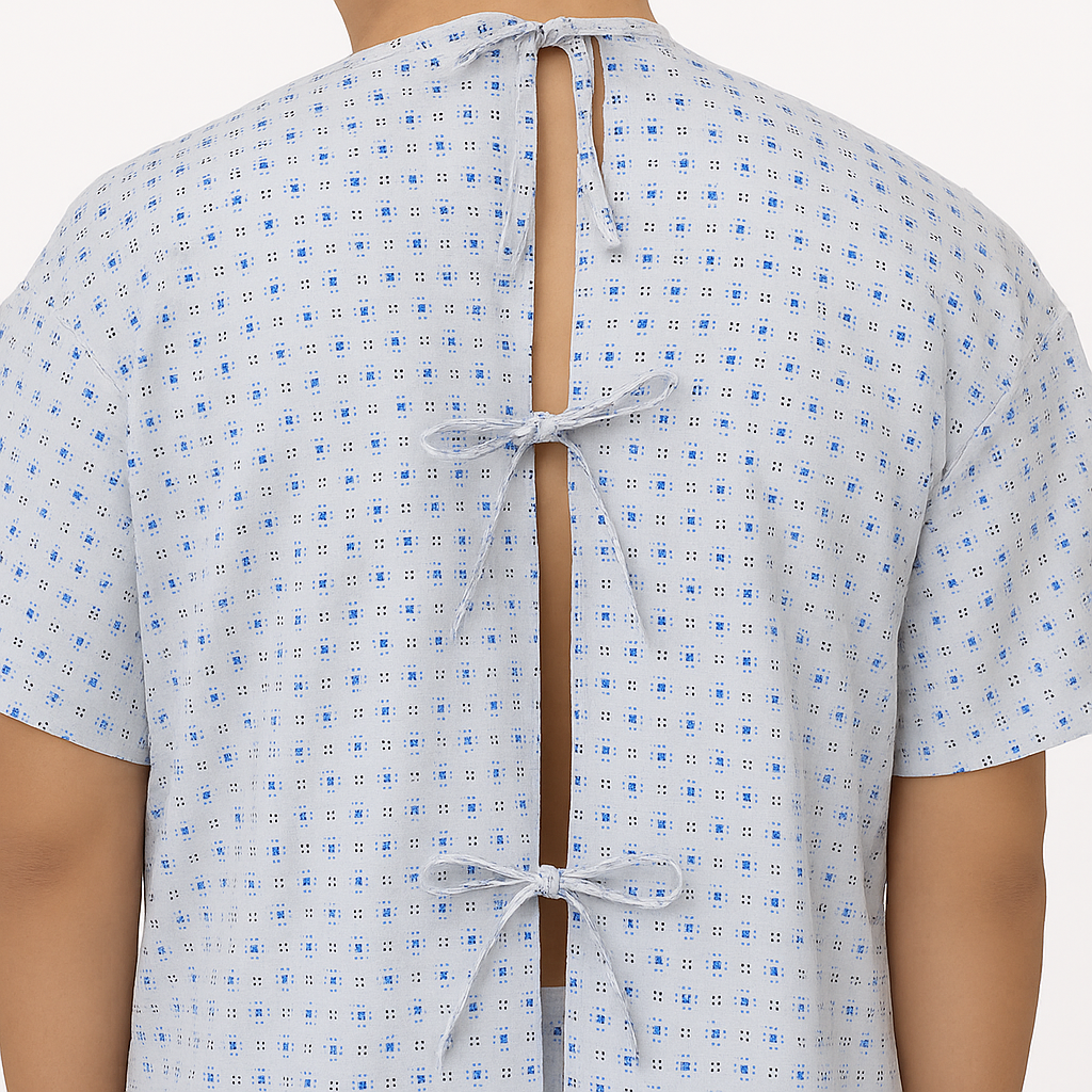 Patient Gown Unisex - Back Open - OT/ICU Gowns