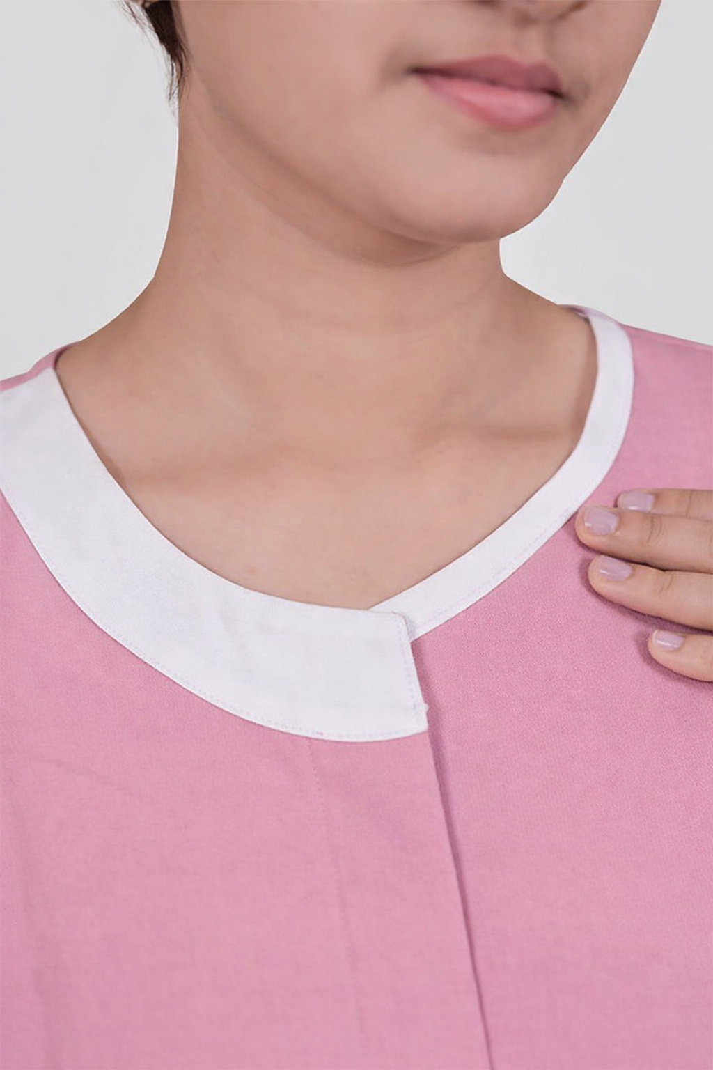 Female Nurse Uniform NU1 - Coral Pink