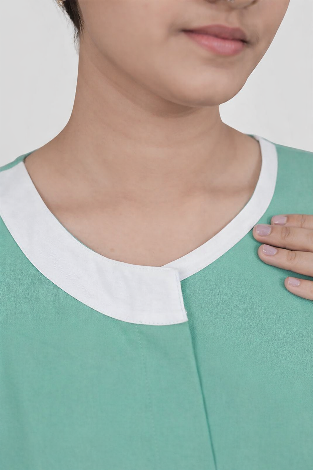 Female Nurse Uniform NU1 - Aqua Green