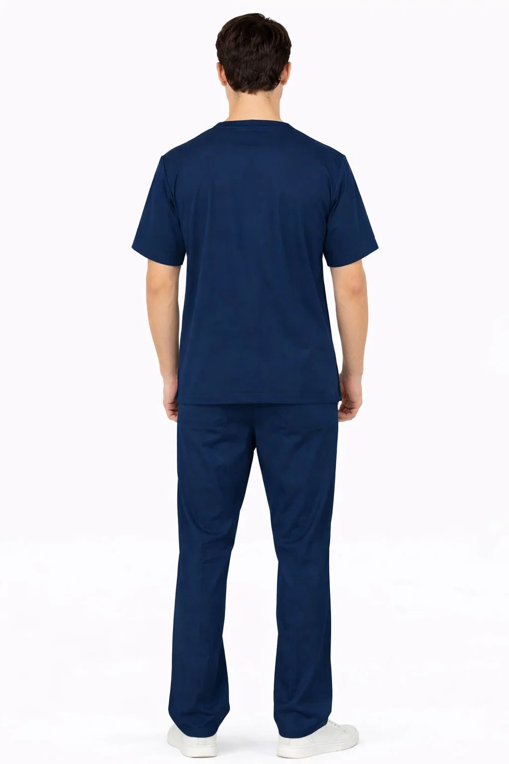 MedFlex Men's V-Neck 4X Stretch Scrubs Type D1 - Clinical Navy