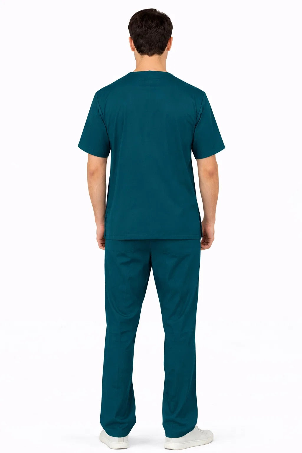 MedFlex Men's V-Neck 4X Stretch Scrubs Type D1 - Surgical Teal