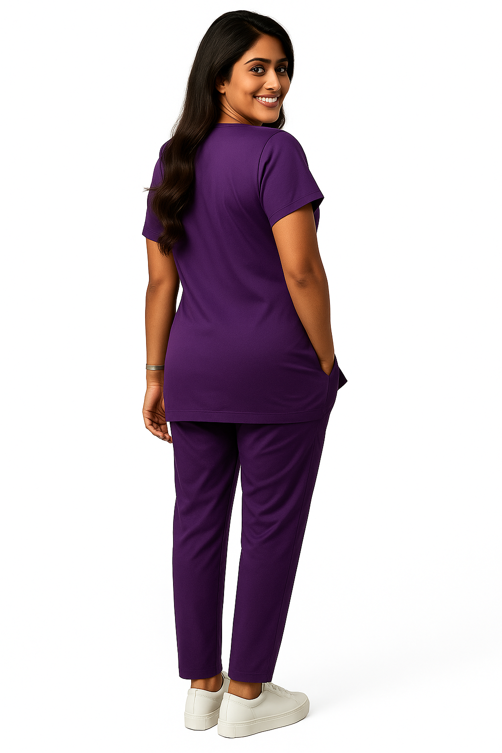 Regular Female Scrub Suit - Purple