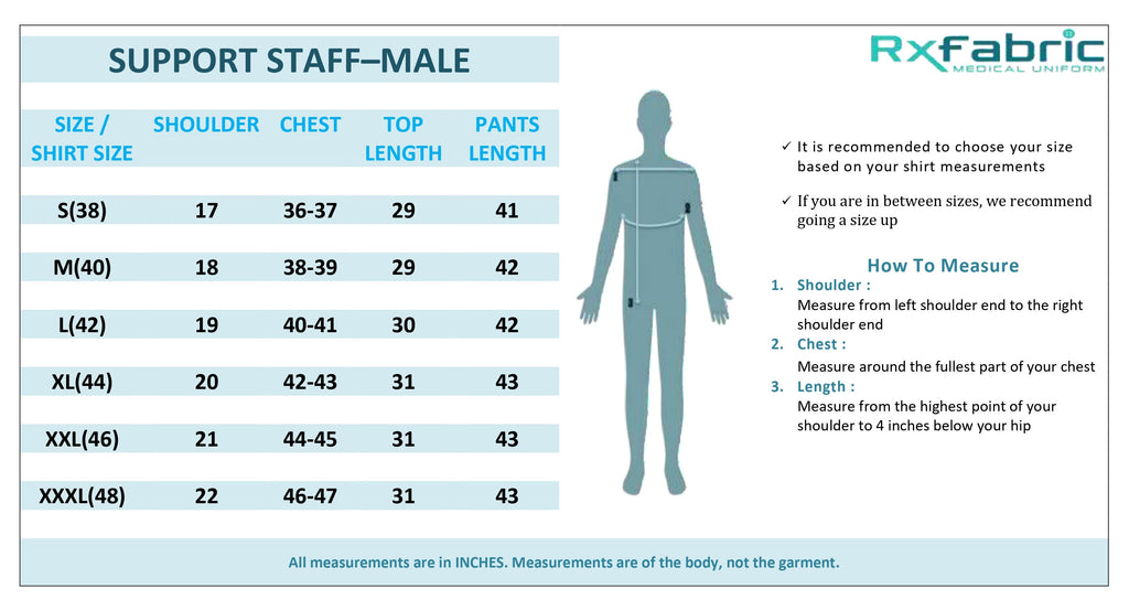 Product Size Chart