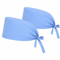 Unisex Scrub Cap (Pack of 2 Pcs) - Ceil Blue
