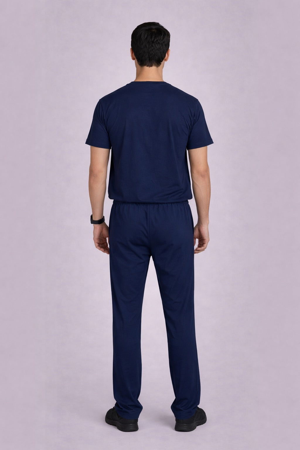 MedFlex Men's V-Neck 4X Stretch Scrub Type D2 - Clinical Navy