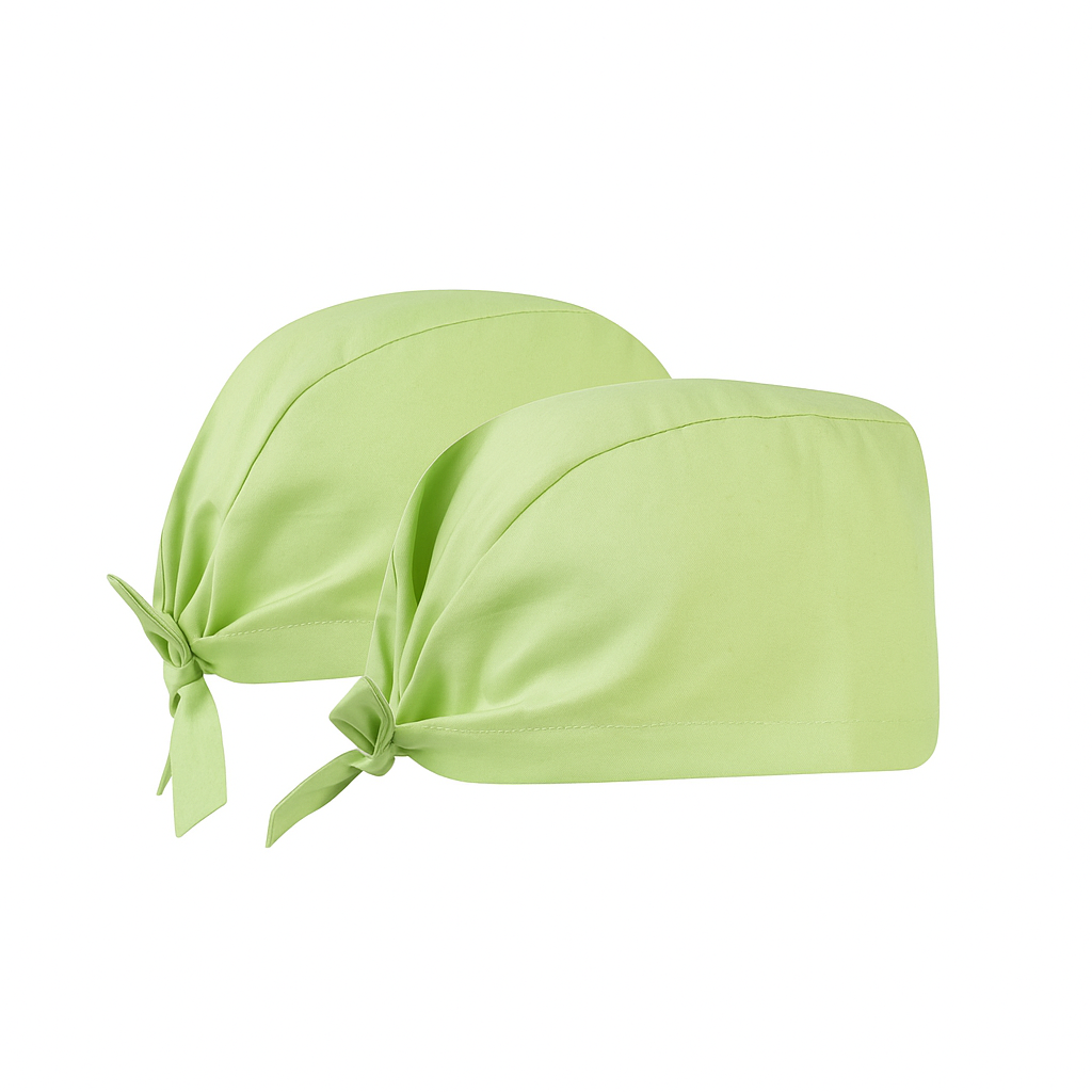 UniSex Scrub Headwear  Pack of 2Pcs -Light Green