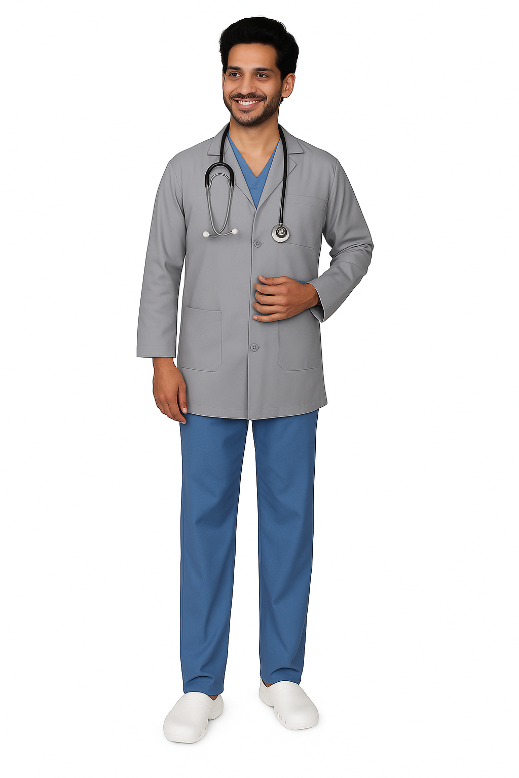 Lab Coat Unisex Grey