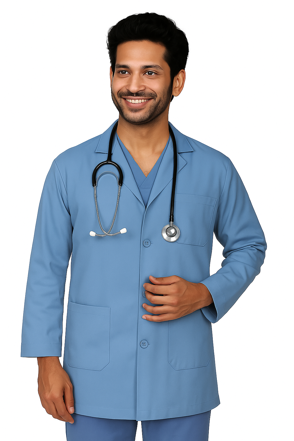 Lab Coat Unisex Light Blue