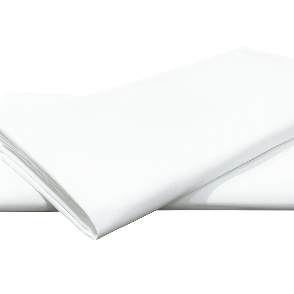 Bedsheets White (Pack of 2) Size 58x100 Inch