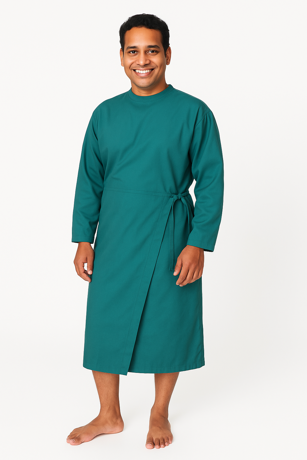 Surgeon Gown With Overlap - Green