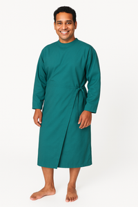 Surgeon Gown With Overlap - Green