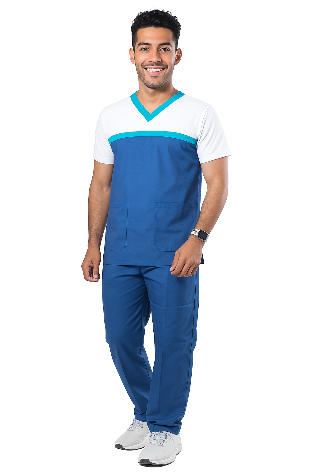 Elite Scrub Male - Bright Blue