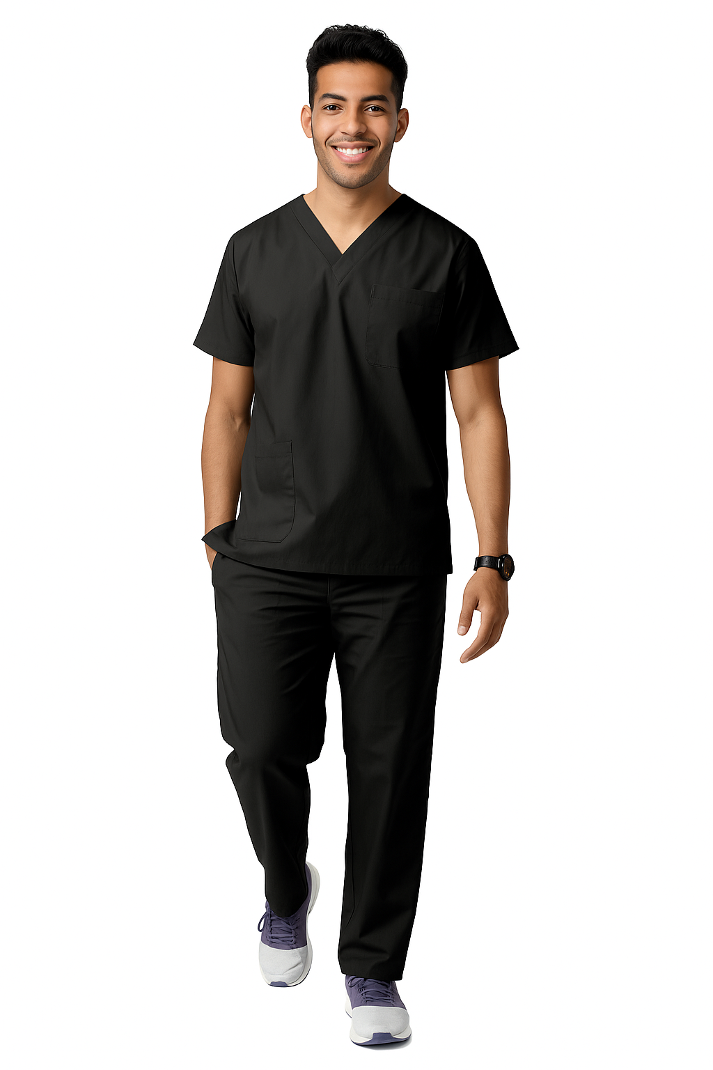 Regular Male Scub - Black
