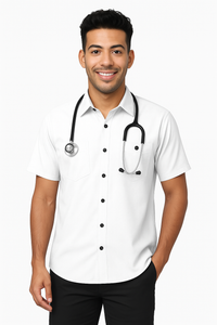 Support Crew Shirt Male - White