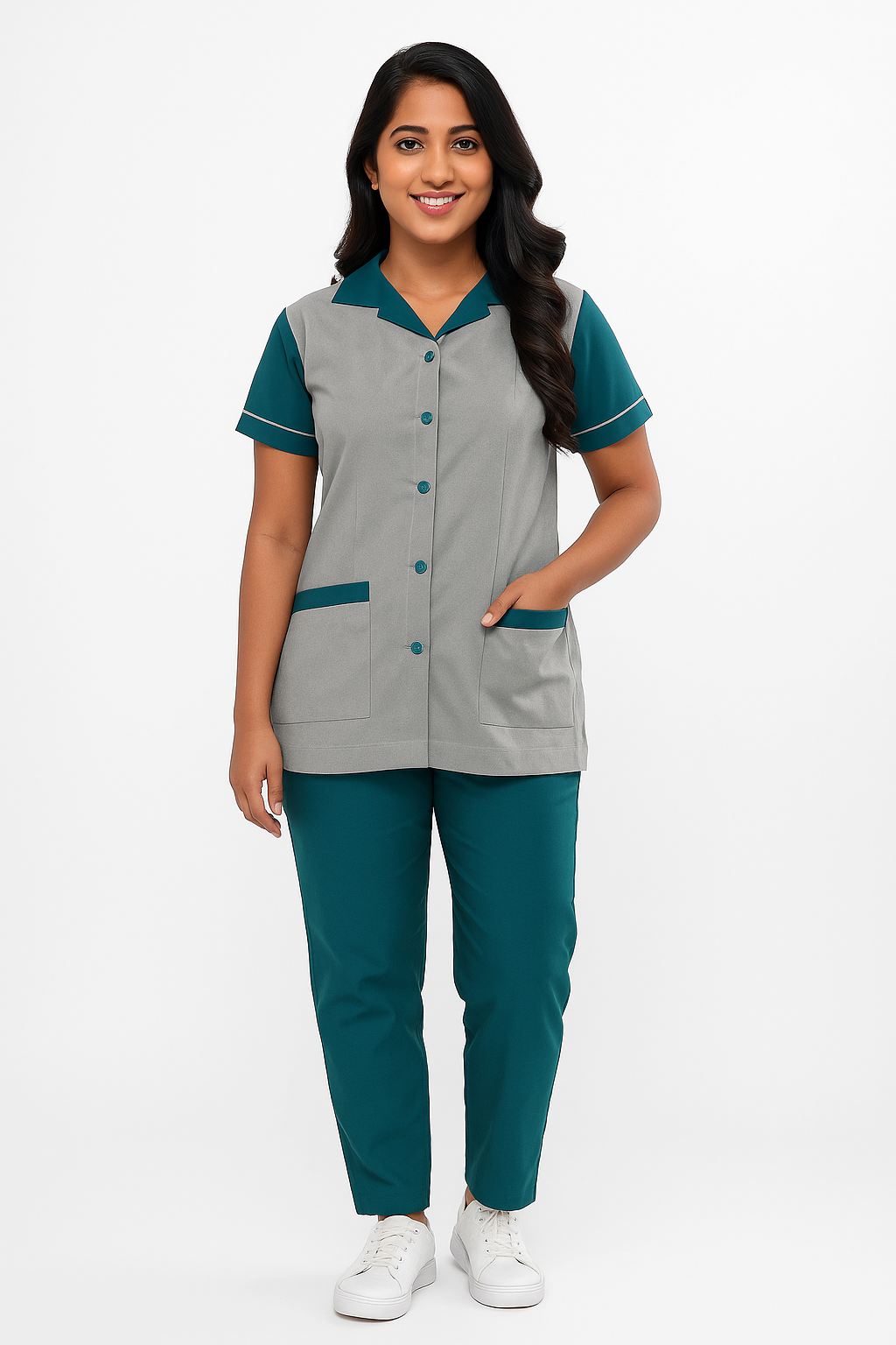 Support Crew Suit Female - Emerald