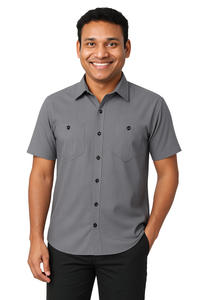 Support Crew Shirt Male - Grey
