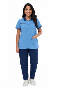 Support Crew Suit Female - Ocean Blue
