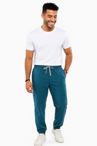 Male Underscrubs Half Sleeve  - White